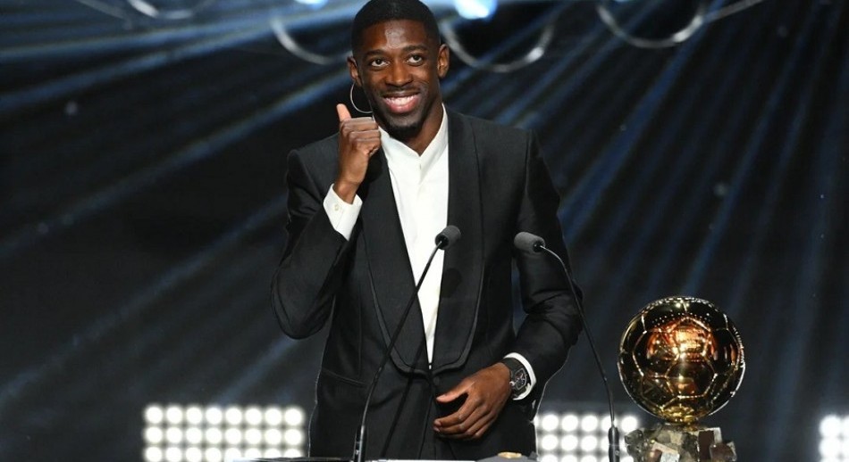 Balón de Oro: Ousmane Dembélé ganó el premio a mejor jugador de la temporada